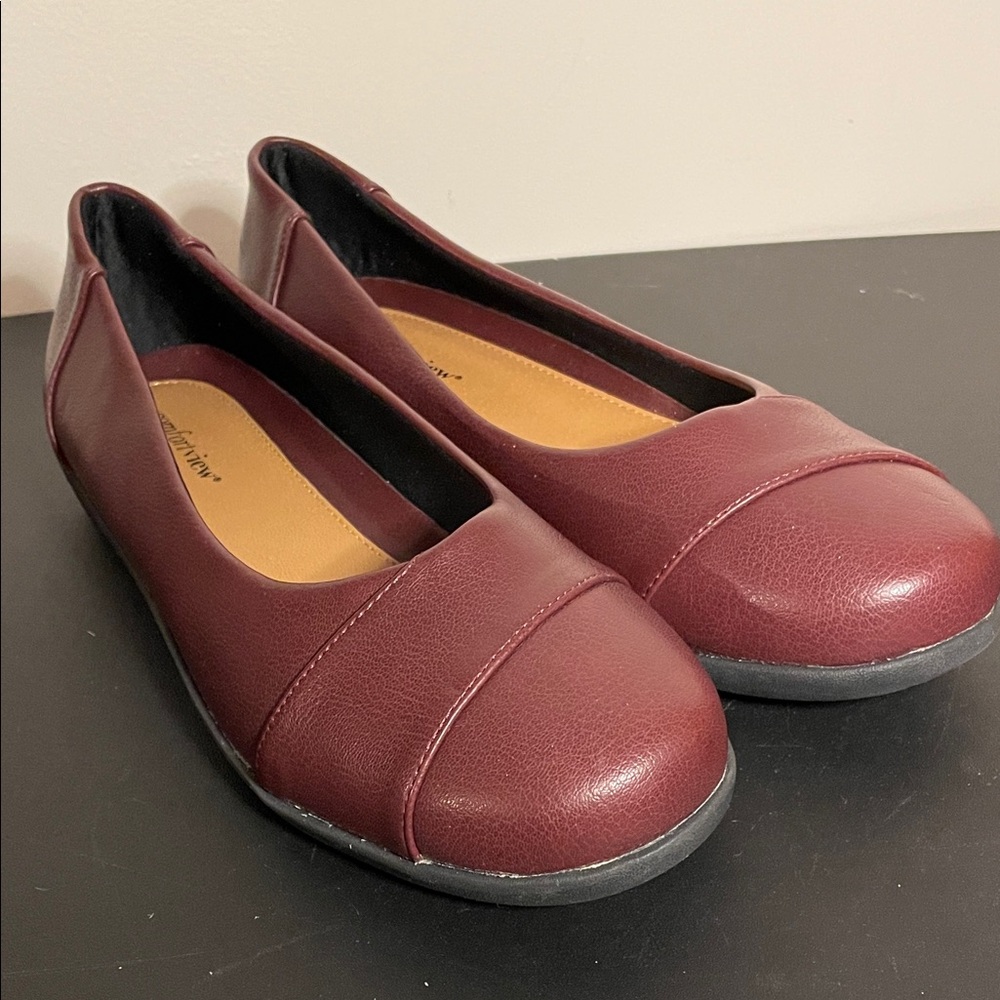 Comfortview Maroon Flats